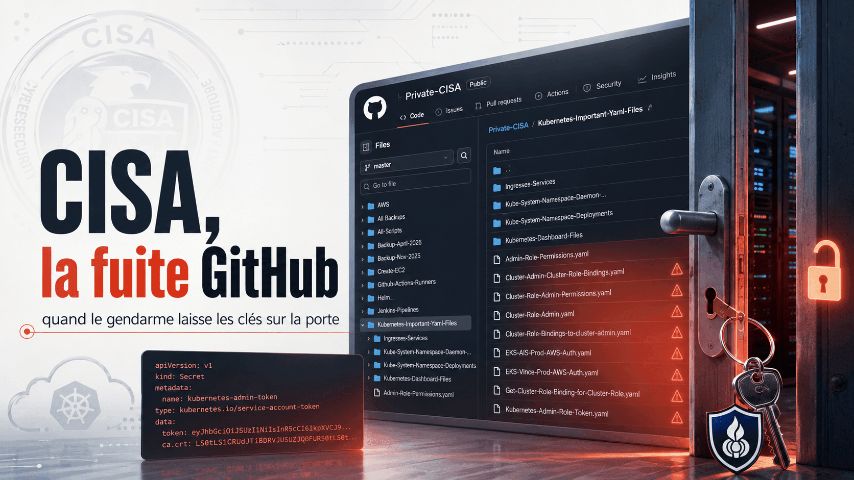 CISA, la fuite GitHub : quand le gendarme laisse les clés sur la porte