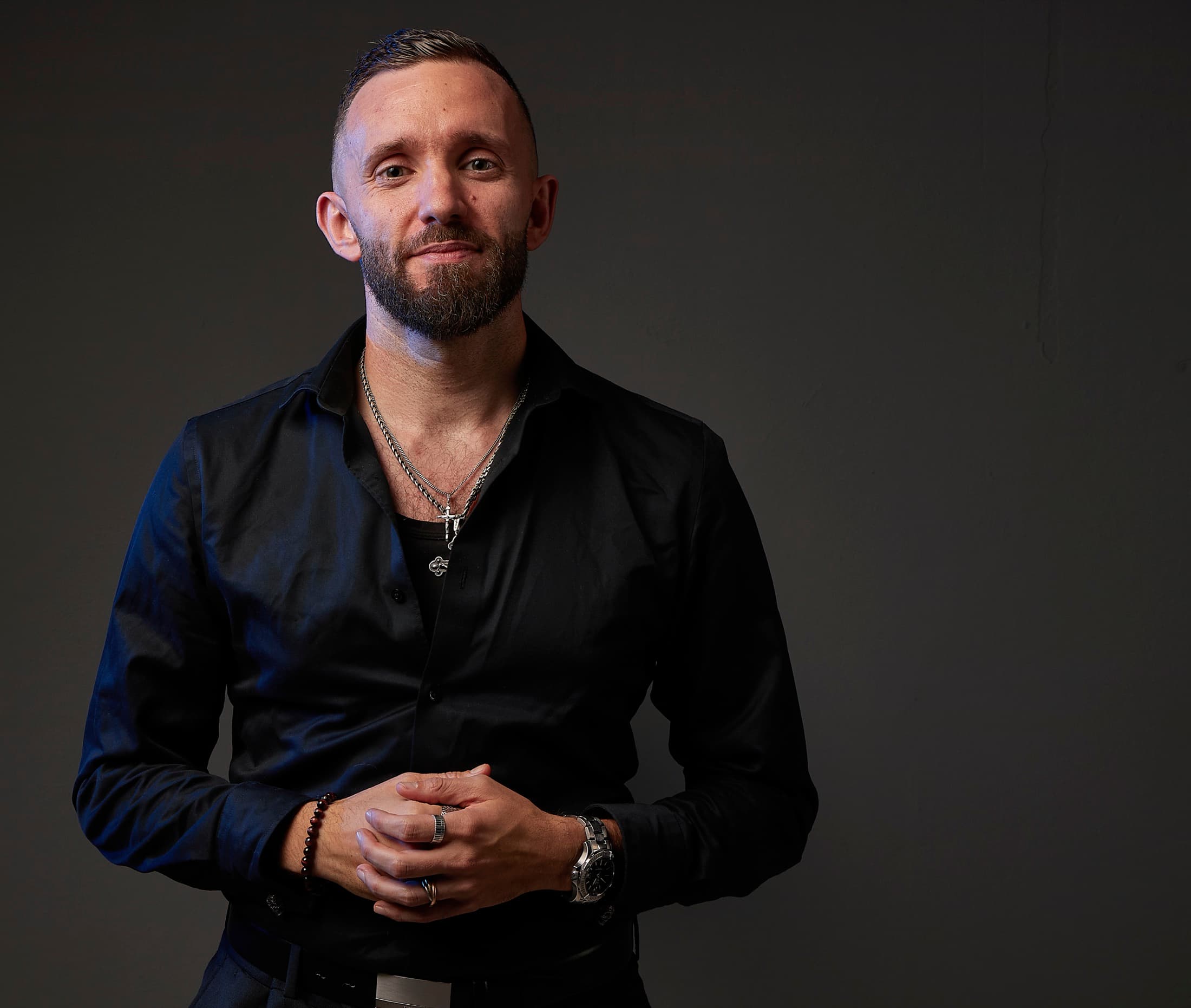 Christophe Mazzola, portrait studio
